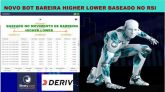 NOVO BOT BAREIRA HIGHER LOWER BASEADO NO RSI