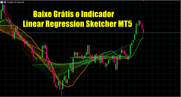 Baixe Grátis o Indicador Linear Regression Sketcher MT5